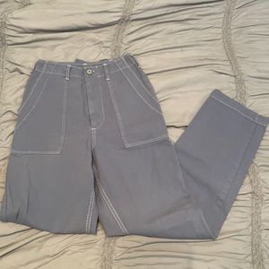 brandy melville blue cargo pants